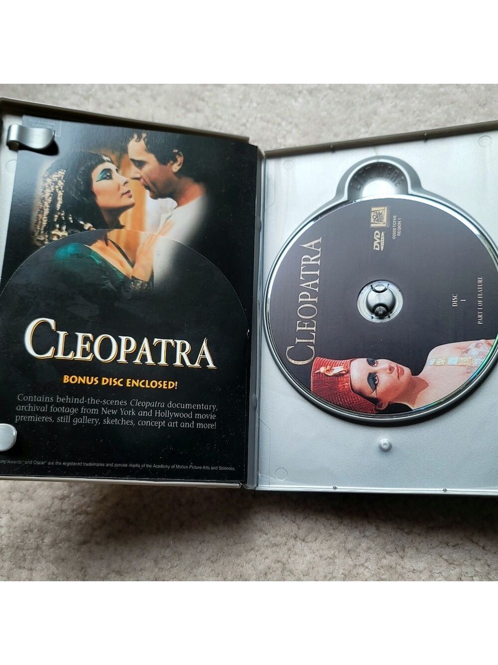 DVD - Movie Cleopatra, Winner of 5 Academy Awards, 3-Disc Set